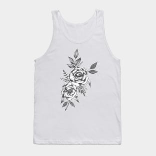 Dot work roses pink ver. Tank Top